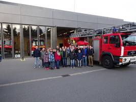 Jugendfeuerwehr Auerbach besucht Berufsfeuerwehr Heidelberg